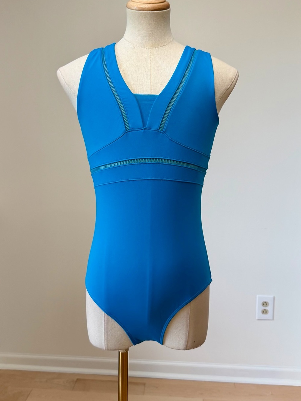 Teal leotard